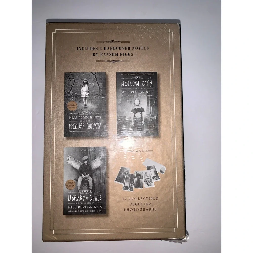Miss Peregrines Peculiar Children Boxed Set 3 Novels by‎ Ransom Riggs Hardcover